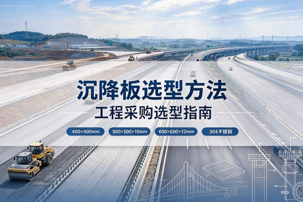 广昌沉降板选择方法