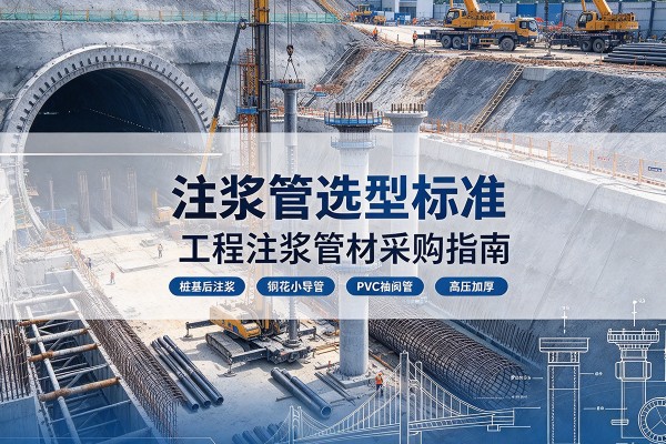 广昌注浆管选型标准
