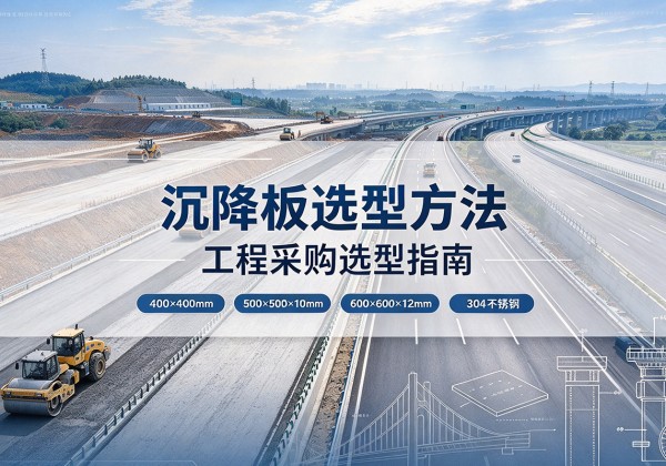 广昌沉降板选择方法